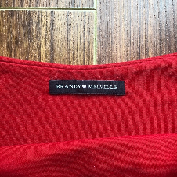 brandy melville red tube top - Picture 3 of 4